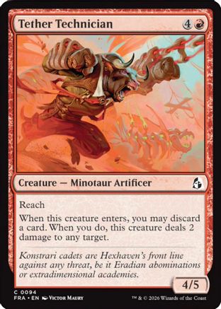 Tether Technician (FRA-094) - Reality Fracture Foil - Card Brawlers