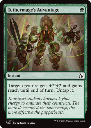Tethermage's Advantage (FRA-117) - Reality Fracture Foil - Card Brawlers