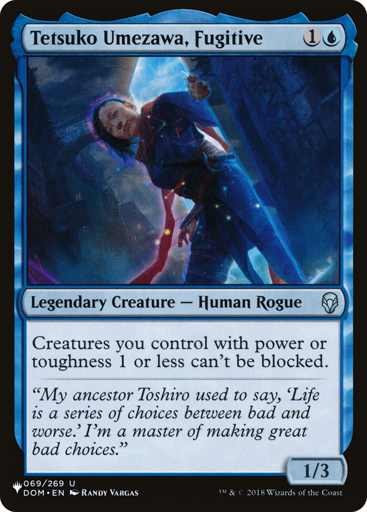 Tetsuko Umezawa, Fugitive [The List] - Card Brawlers