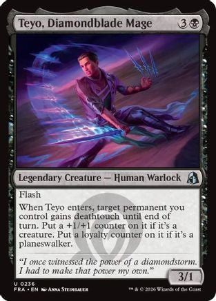 Teyo, Diamondblade Mage (FRA-236) - Reality Fracture - Card Brawlers