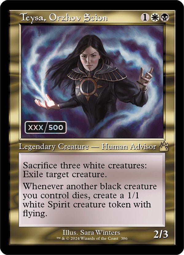 Teysa, Orzhov Scion (Retro) (Serialized) [Ravnica Remastered] - Card Brawlers