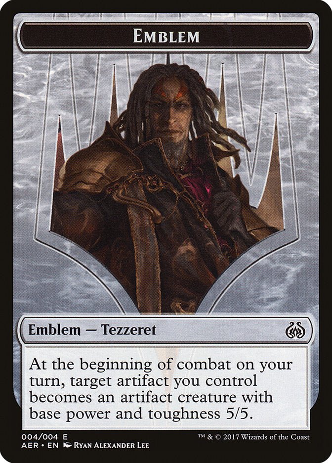 Tezzeret the Schemer Emblem [Aether Revolt Tokens] - Card Brawlers