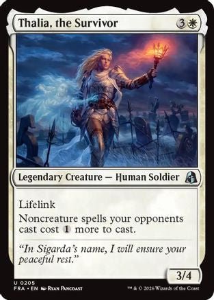 Thalia, the Survivor (FRA-205) - Reality Fracture Foil - Card Brawlers