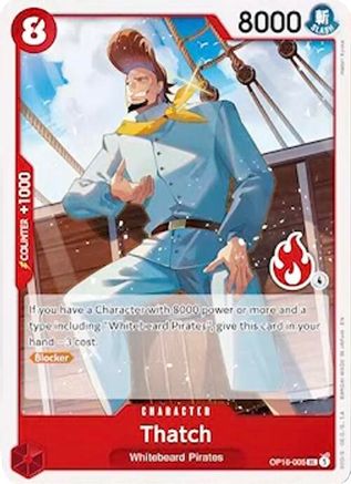 Thatch (Ace Deck) (OP16-005) - Set Sail Deck Set - Card Brawlers