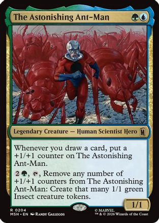 The Astonishing Ant-Man (MSH-204) - Marvel Super Heroes - Card Brawlers