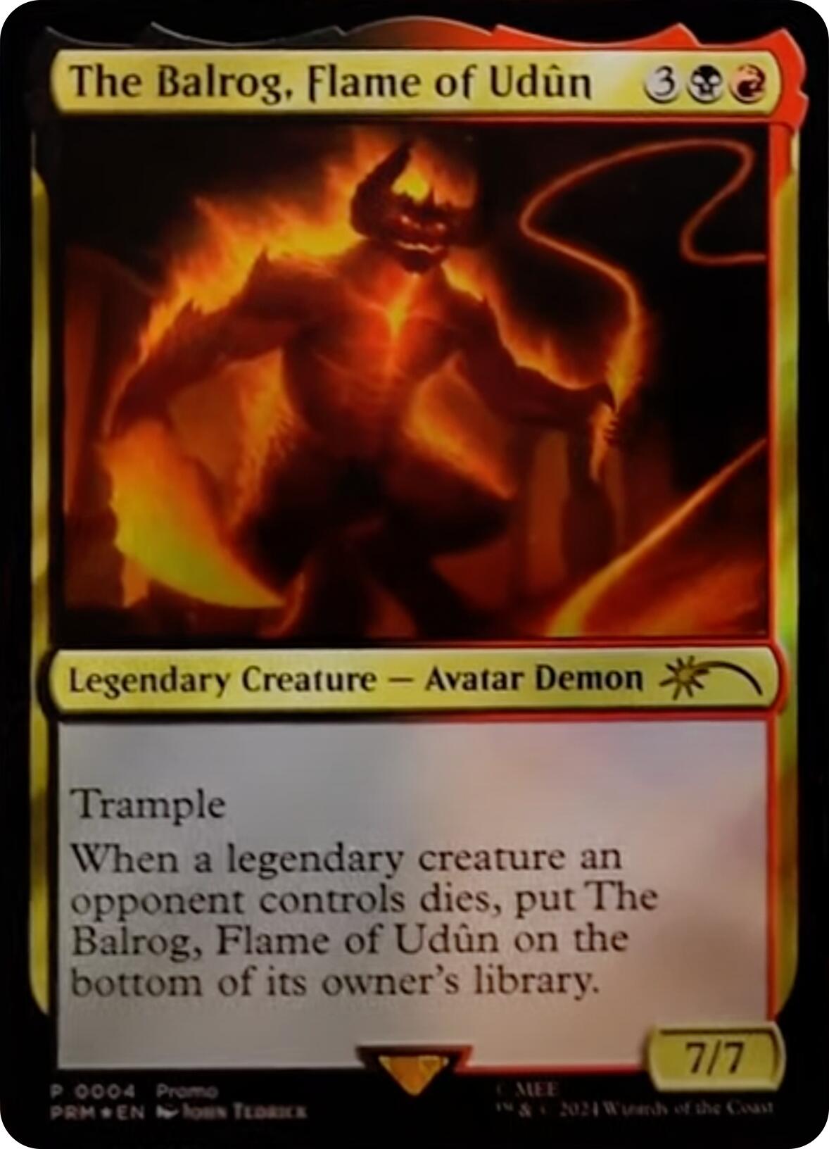 The Balrog, Flame of Udun [Resale Promos] - Card Brawlers