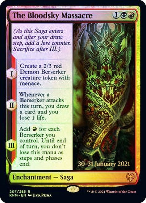 The Bloodsky Massacre [Kaldheim Prerelease Promos] - Card Brawlers