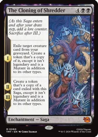 The Cloning of Shredder (TMT-060) - Teenage Mutant Ninja Turtles Foil - Card Brawlers