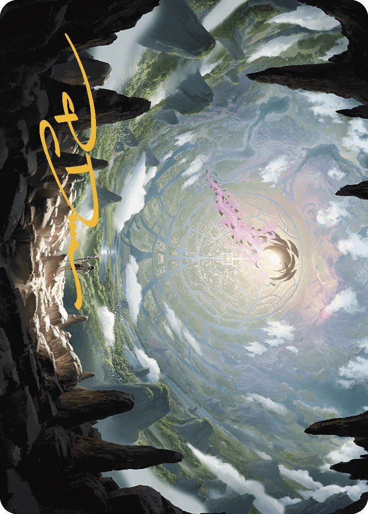 The Core Art Card (Gold - Stamped Signature) [The Lost Caverns of Ixalan Art Series] - Card Brawlers