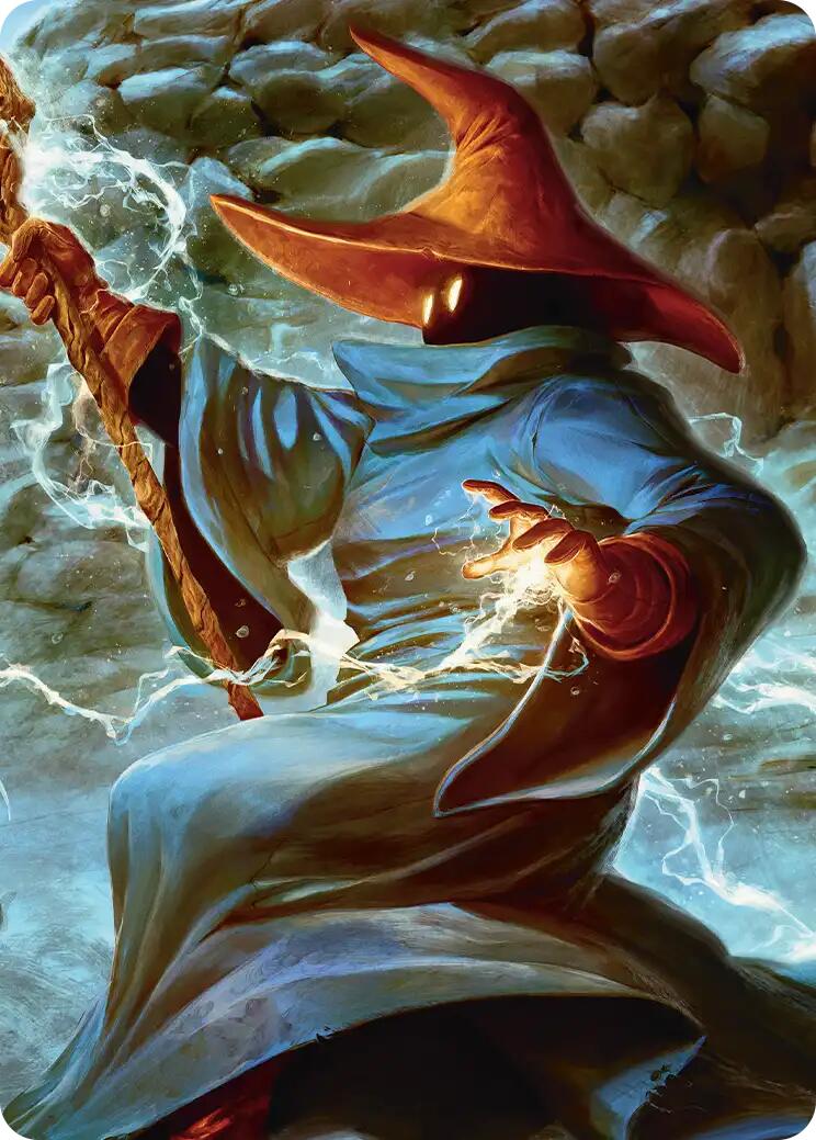 The Destined Black Mage Scene Art Card [FINAL FANTASY Art Series] - Card Brawlers