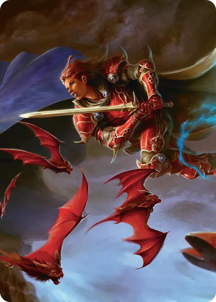 The Destined Warrior Scene Art Card [FINAL FANTASY Art Series] - Card Brawlers
