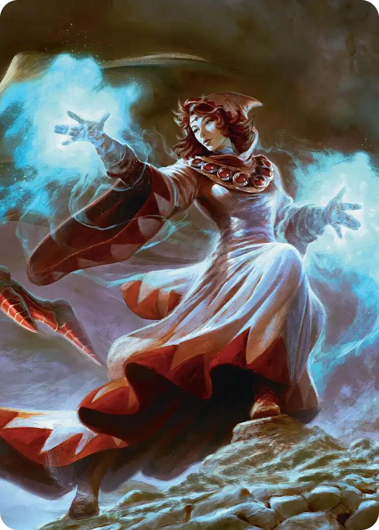 The Destined White Mage Scene Art Card [FINAL FANTASY Art Series] - Card Brawlers