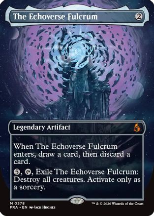 The Echoverse Fulcrum (Borderless) (FRA-378) - Reality Fracture - Card Brawlers