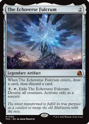 The Echoverse Fulcrum (FRA-169) - Reality Fracture Foil - Card Brawlers