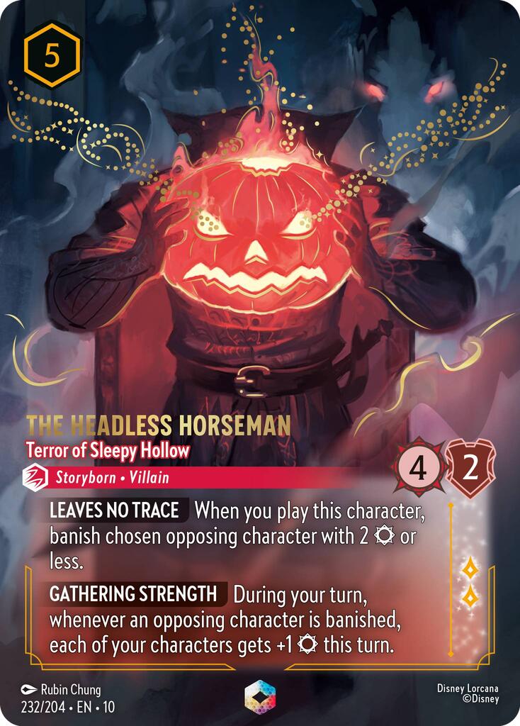 The Headless Horseman - Terror of Sleepy Hollow (Enchanted) (232/204) [Whispers in the Well] - Card Brawlers