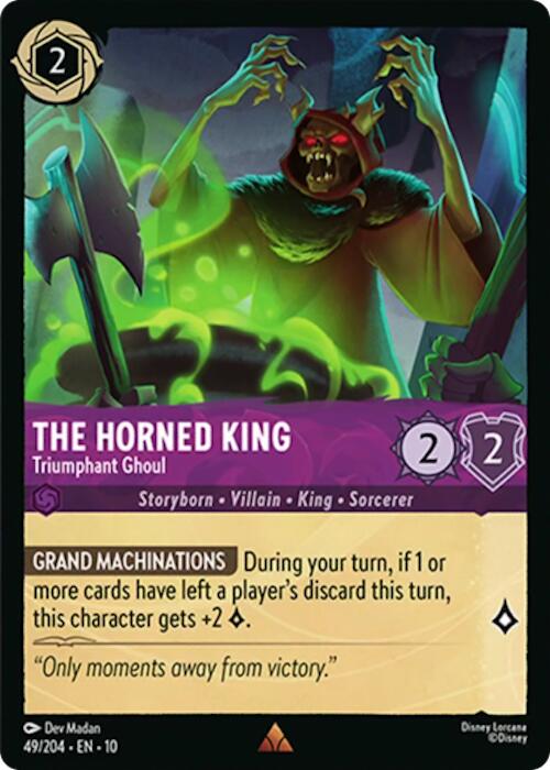 The Horned King - Triumphant Ghoul (49/204) [Whispers in the Well] - Card Brawlers