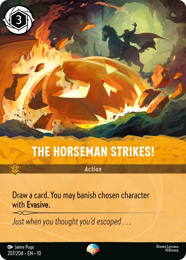 The Horseman Strikes! (Epic) (207/204) [Whispers in the Well] - Card Brawlers