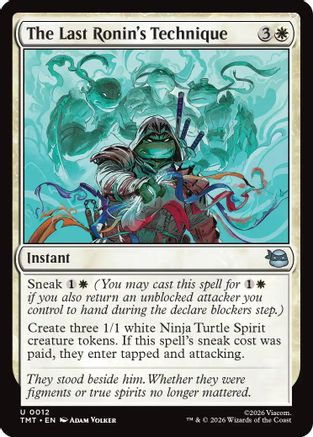 The Last Ronin's Technique (TMT-012) - Teenage Mutant Ninja Turtles - Card Brawlers