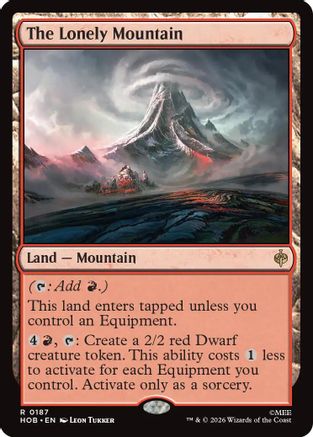 The Lonely Mountain (HOB-187) - The Hobbit - Card Brawlers