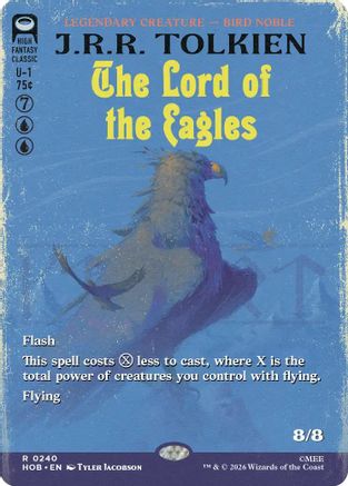 The Lord of the Eagles (Borderless) (HOB-240) - The Hobbit Foil - Card Brawlers