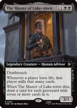 The Master of Lake-town (Extended Art) (HOB-297) - The Hobbit Foil - Card Brawlers