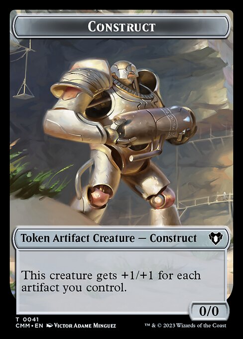 The Monarch // Construct (0041) Double - Sided Token [Commander Masters Tokens] - Card Brawlers
