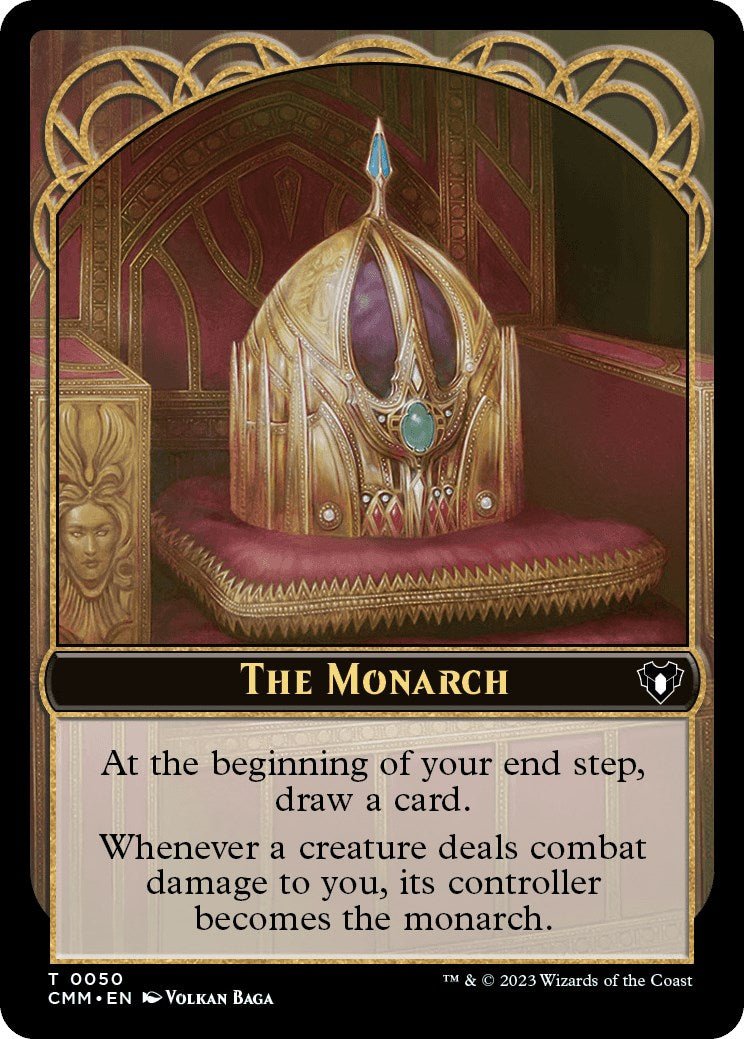 The Monarch // Drake Double - Sided Token [Commander Masters Tokens] - Card Brawlers