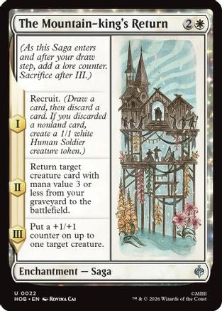 The Mountain-king's Return (HOB-022) - The Hobbit - Card Brawlers