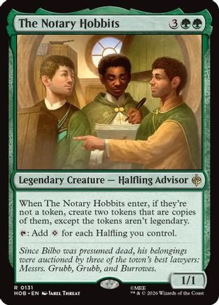 The Notary Hobbits (HOB-131) - The Hobbit - Card Brawlers