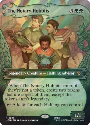 The Notary Hobbits (Showcase) (Surge Foil) (HOB-268) - The Hobbit Foil - Card Brawlers