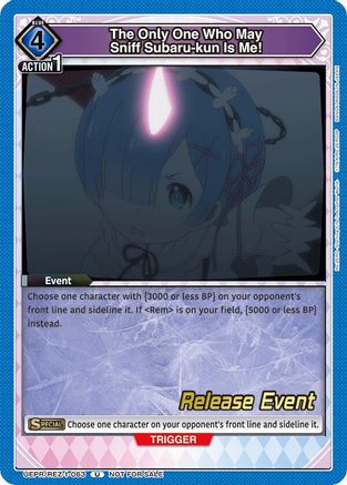 The Only One Who May Sniff Subaru-kun Is Me! (UEPR/REZ-1-063) - UE24BT ReZERO Starting Life in Another World Release Event Cards - Card Brawlers
