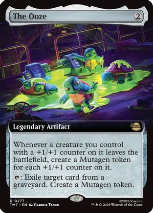 The Ooze (Extended Art) (TMT-277) - Teenage Mutant Ninja Turtles - Card Brawlers