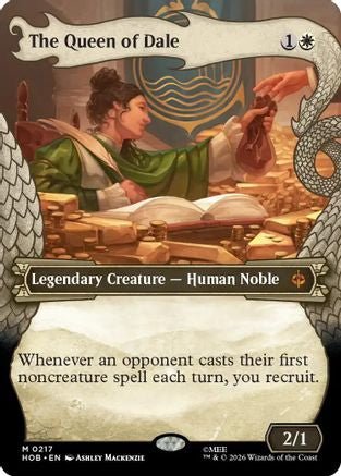 The Queen of Dale (Showcase) (HOB-217) - The Hobbit Foil - Card Brawlers