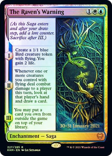 The Raven's Warning [Kaldheim Prerelease Promos] - Card Brawlers