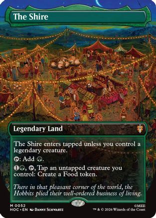The Shire (Borderless) (HOC-052) - The Hobbit: Eternal-Legal - Card Brawlers