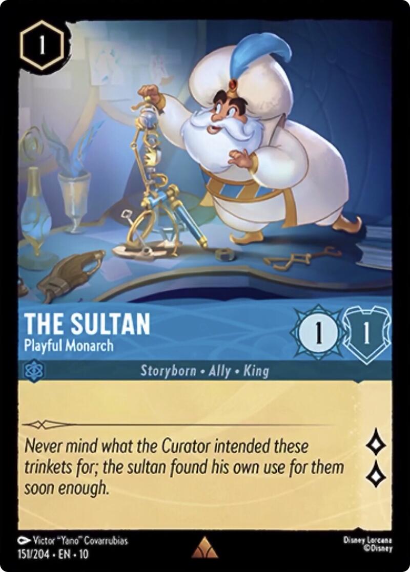 The Sultan - Playful Monarch (151/204) [Whispers in the Well] - Card Brawlers