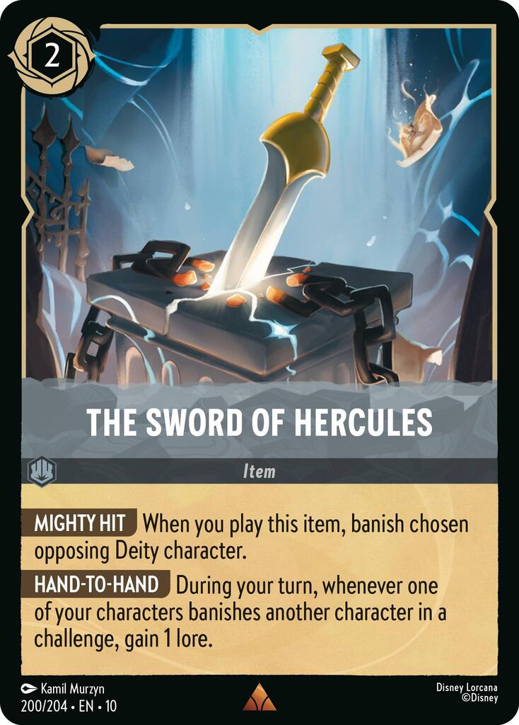 The Sword of Hercules (200/204) [Whispers in the Well] - Card Brawlers