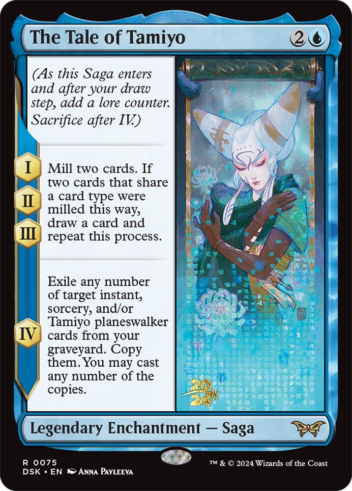 The Tale of Tamiyo [Duskmourn: House of Horror Prerelease Promos] - Card Brawlers