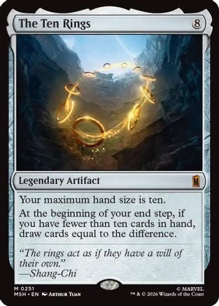 The Ten Rings (MSH-251) - Marvel Super Heroes - Card Brawlers