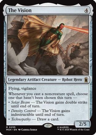 The Vision (MSH-255) - Marvel Super Heroes Foil - Card Brawlers