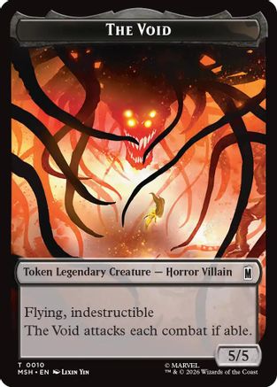 The Void // Squirrel Double-Sided Token (MSH-10 // 14) - Marvel Super Heroes - Card Brawlers