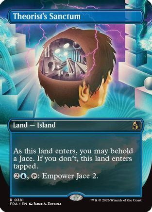 Theorist's Sanctum (Borderless) (FRA-381) - Reality Fracture - Card Brawlers