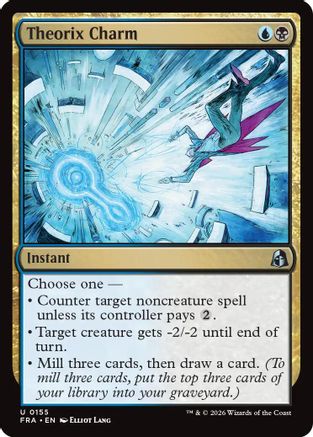 Theorix Charm (FRA-155) - Reality Fracture Foil - Card Brawlers