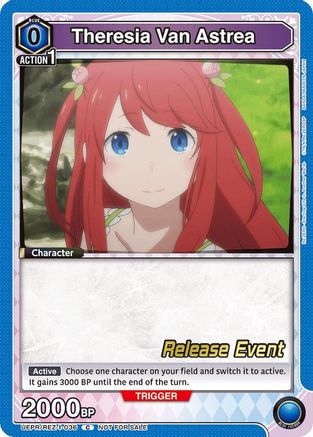 Theresia Van Astrea (UEPR/REZ-1-036) - UE24BT ReZERO Starting Life in Another World Release Event Cards - Card Brawlers