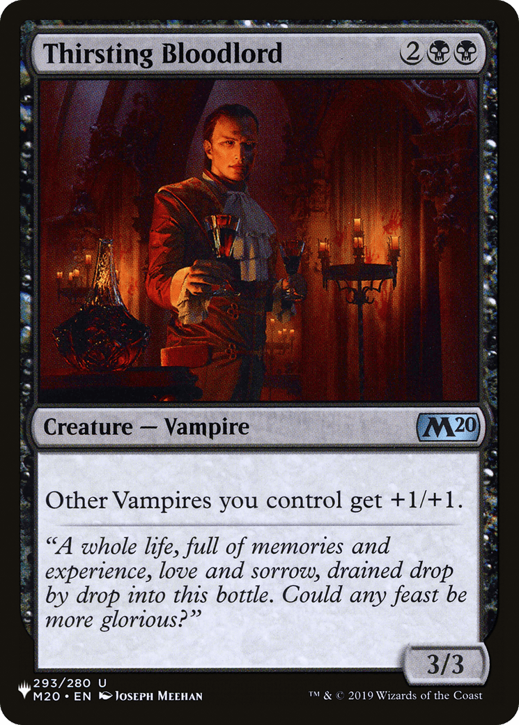 Thirsting Bloodlord [The List] - Card Brawlers