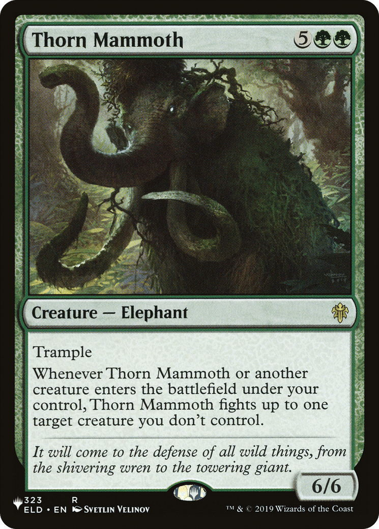 Thorn Mammoth [The List] - Card Brawlers