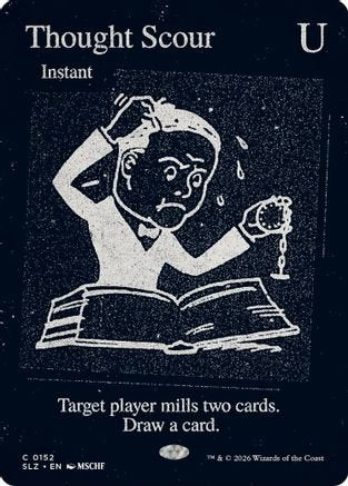 Thought Scour (0152) (SLZ-152) - Secret Lair x MSCHF: The Zeta Set - Card Brawlers