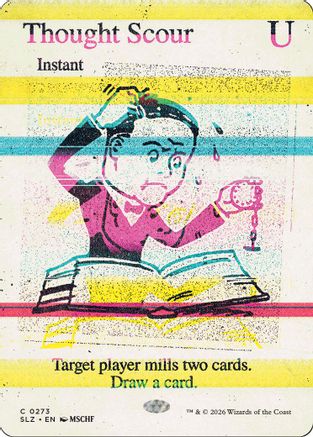 Thought Scour (0273) (SLZ-273) - Secret Lair x MSCHF: The Zeta Set - Card Brawlers