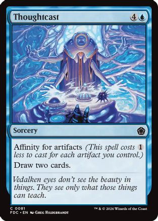 Thoughtcast (FDC-081) - Commander: Foundations - Card Brawlers