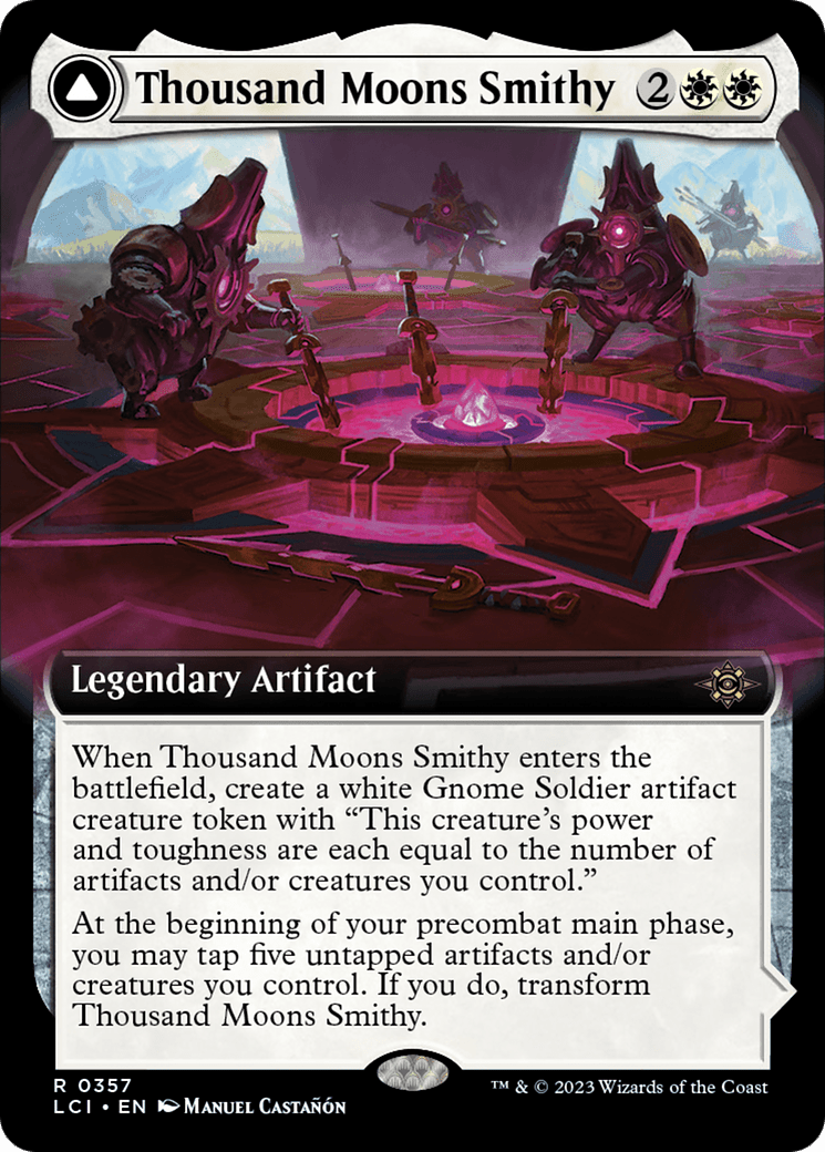Thousand Moons Smithy (Extended Art) // Barracks of the Thousand [The Lost Caverns of Ixalan] - Card Brawlers